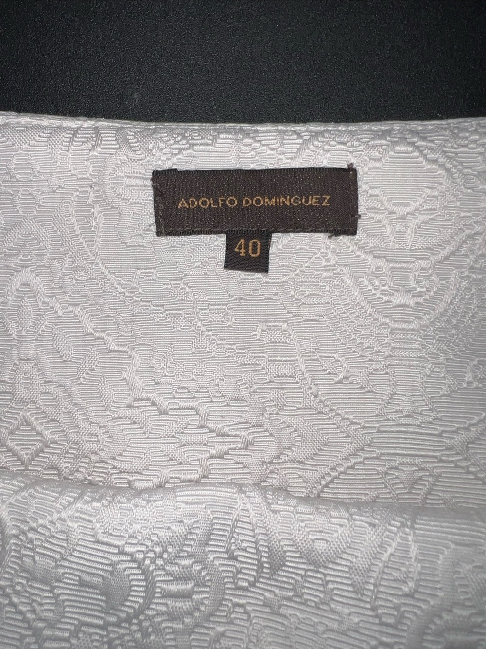 Adolfo Dominguez Ivory Textured Pleated Mini Skirt with Pockets - Picture 6 of 10